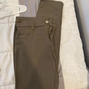 Dark Olive PacSun Jeans/ Jeggings